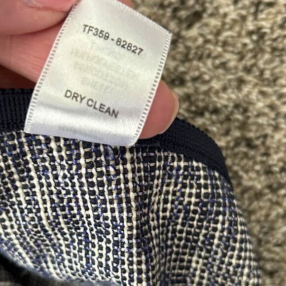 Pendleton Jacket Blazer Lagenlook Blue Classic Preppy Tweed Womens Plus Size 18 - Picture 12 of 12